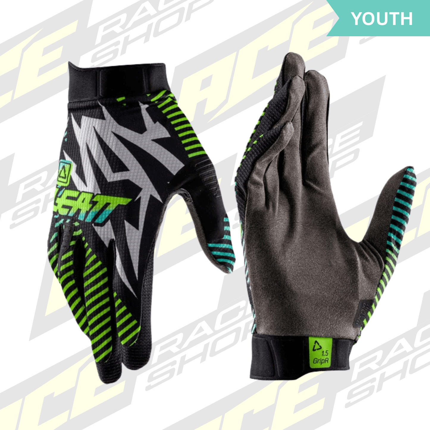 LEATT 2026 GLOVE MOTO 1.5 MINI STORM TEAL - ACE Race Shop