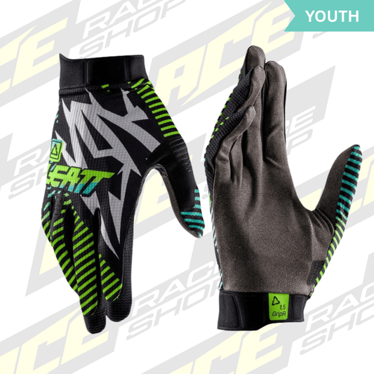 LEATT 2026 GLOVE MOTO 1.5 MINI STORM TEAL - ACE Race Shop