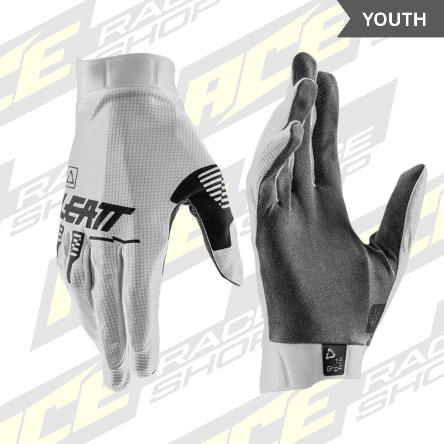 LEATT 2026 GLOVE MOTO 1.5 MINI WHITE - ACE Race Shop