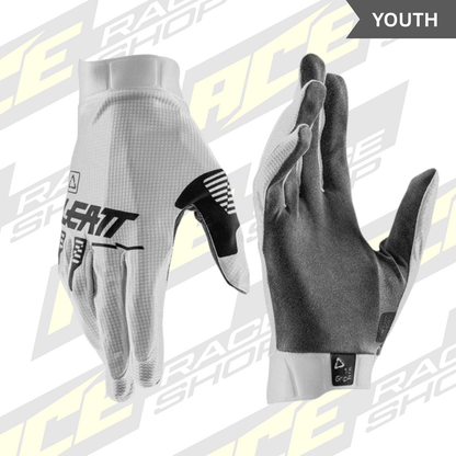 LEATT 2026 GLOVE MOTO 1.5 MINI WHITE - ACE Race Shop