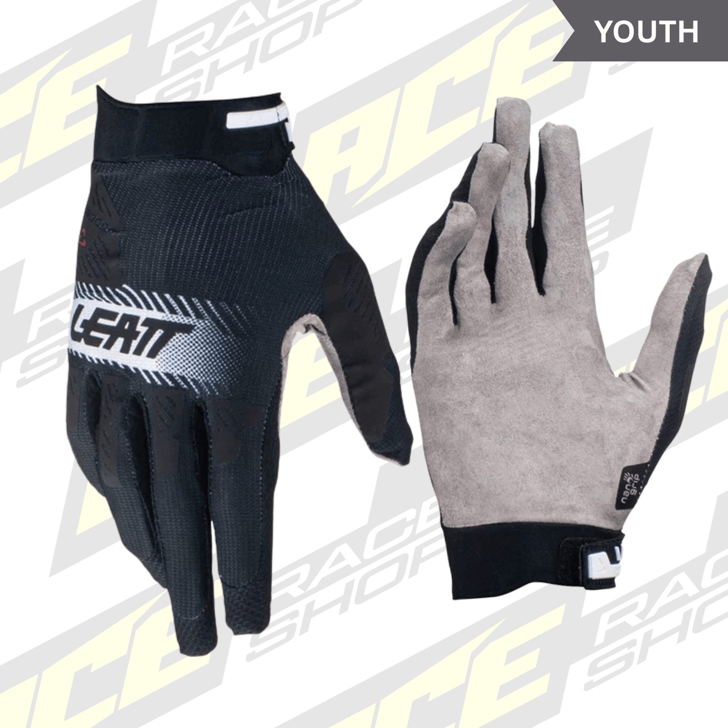 LEATT 2026 GLOVE MOTO 2.5 X - FLOW JUNIOR BLACK - ACE Race Shop
