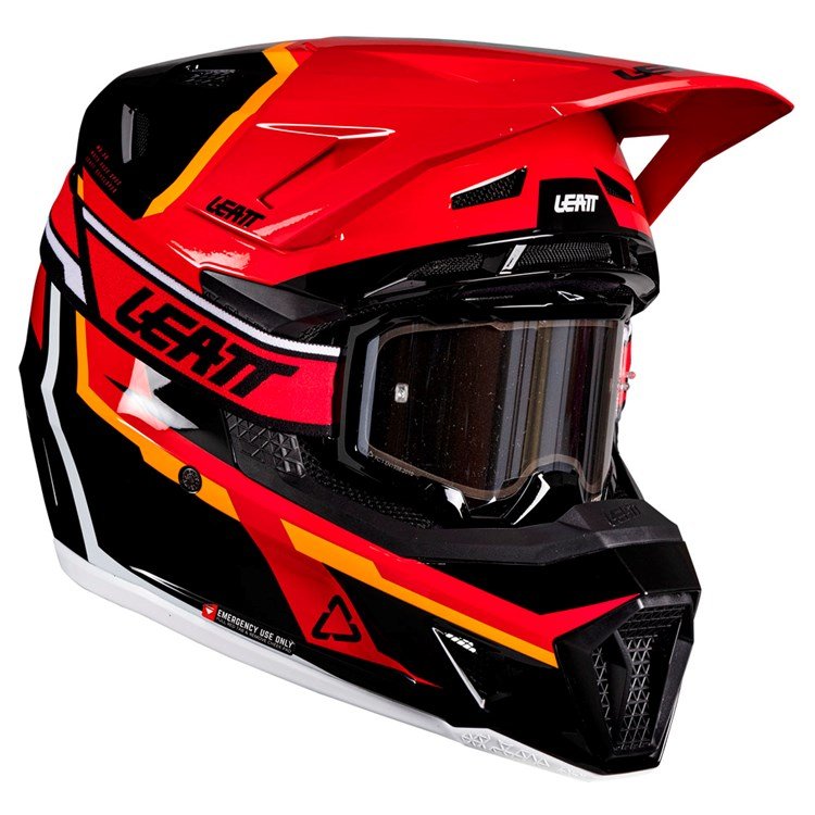 LEATT 2026 HELMET MOTO 7.5 V26 RED + FREE GOGGLES - ACE Race Shop