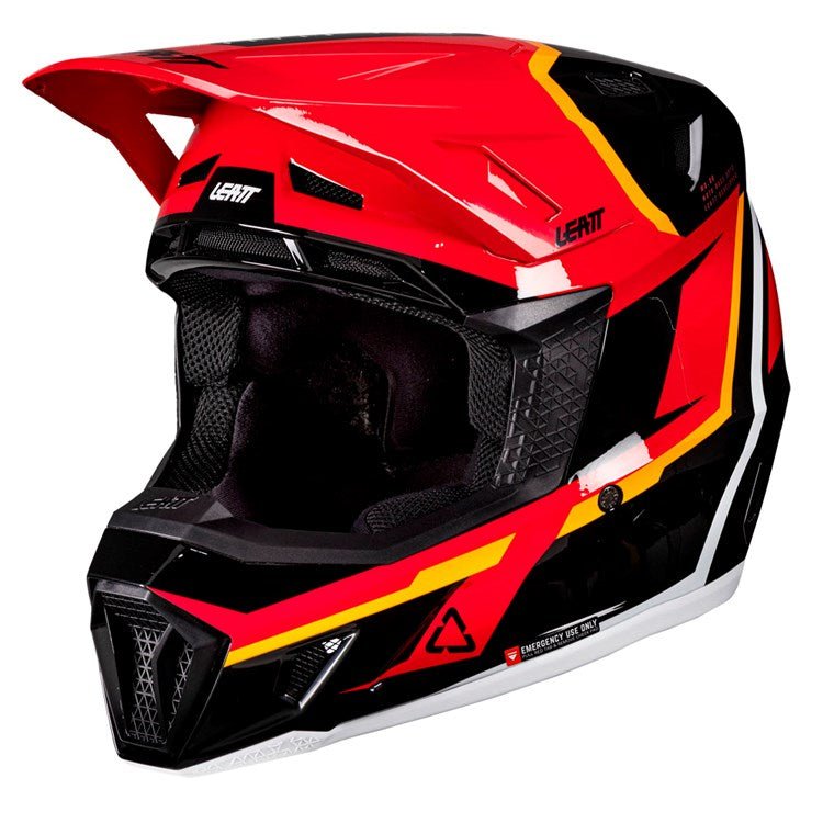 LEATT 2026 HELMET MOTO 7.5 V26 RED + FREE GOGGLES - ACE Race Shop
