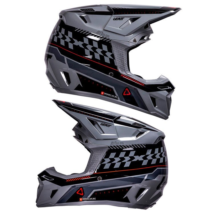 LEATT 2026 HELMET MOTO 8.5 V26 GREY + FREE GOGGLES - ACE Race Shop