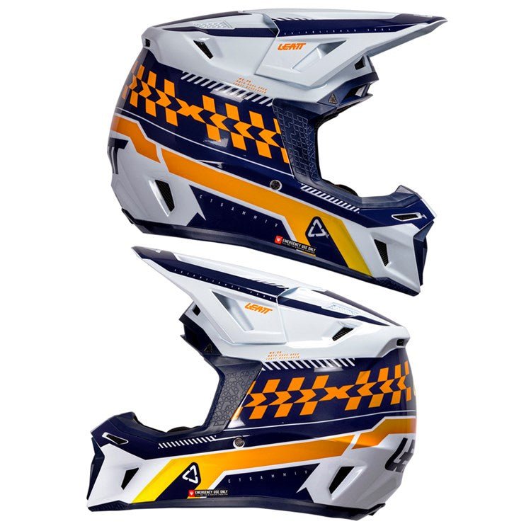 LEATT 2026 HELMET MOTO 8.5 V26 ORANGE + FREE GOGGLES - ACE Race Shop