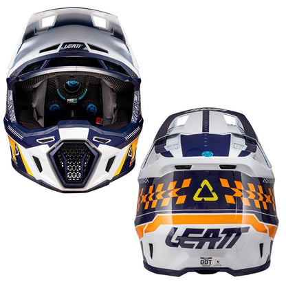 LEATT 2026 HELMET MOTO 8.5 V26 ORANGE + FREE GOGGLES - ACE Race Shop