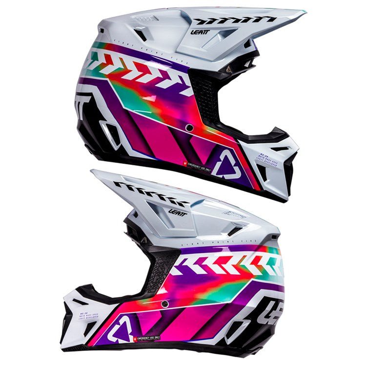 LEATT 2026 HELMET MOTO 8.5 V26 PINATA TEAL+ FREE GOGGLES - ACE Race Shop