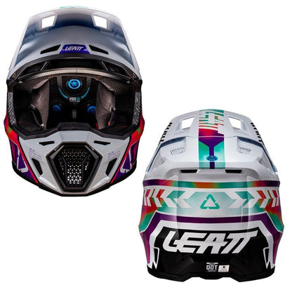 LEATT 2026 HELMET MOTO 8.5 V26 PINATA TEAL+ FREE GOGGLES - ACE Race Shop