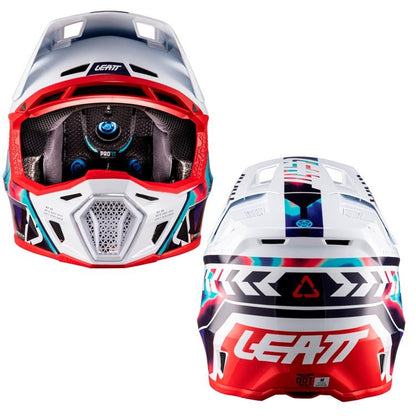 LEATT 2026 HELMET MOTO 8.5 V26 ROYAL BLUE + FREE GOGGLES - ACE Race Shop