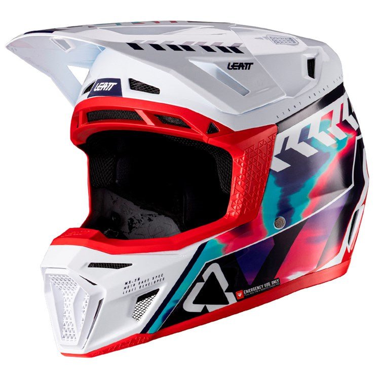LEATT 2026 HELMET MOTO 8.5 V26 ROYAL BLUE + FREE GOGGLES - ACE Race Shop