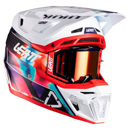 LEATT 2026 HELMET MOTO 8.5 V26 ROYAL BLUE + FREE GOGGLES - ACE Race Shop