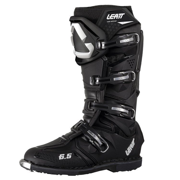 LEATT 2026 MX MOTOCROSS 6.5 BLACK BOOT (PAIR) - ACE Race Shop