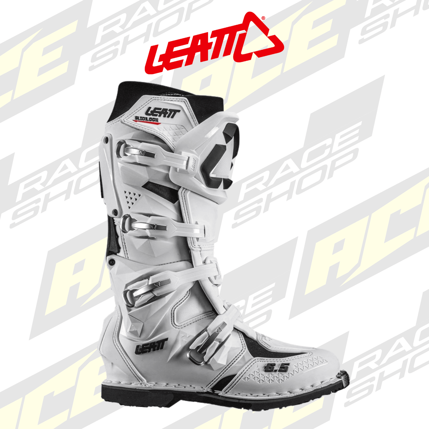 LEATT 2026 MX MOTOCROSS 6.5 WHITE BOOT (PAIR) - ACE Race Shop