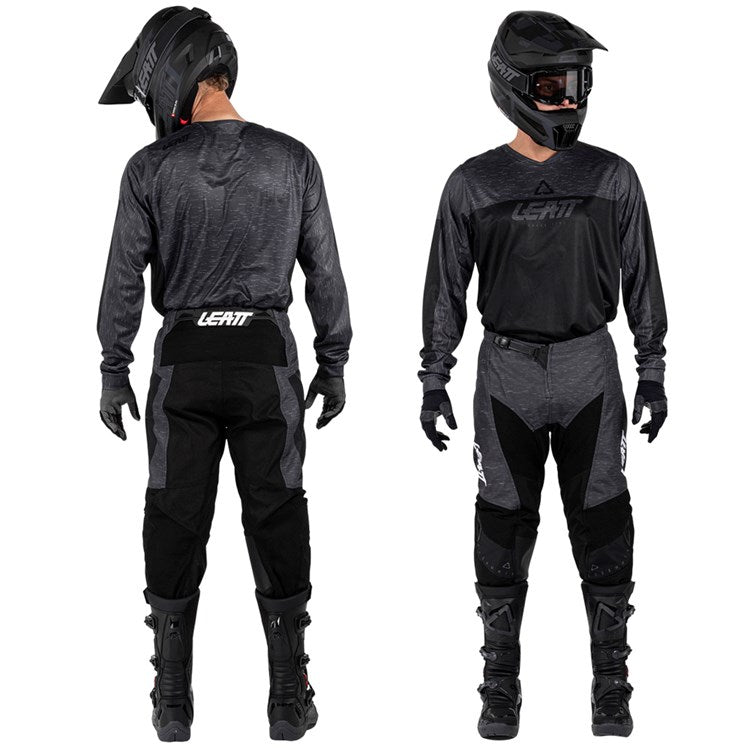 LEATT 2026 PANT AND SHIRT KIT COMBO 3.5 STEALTH BLACK/GREY - ACE Race Shop