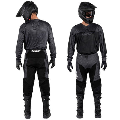 LEATT 2026 PANT AND SHIRT KIT COMBO 3.5 STEALTH BLACK/GREY - ACE Race Shop