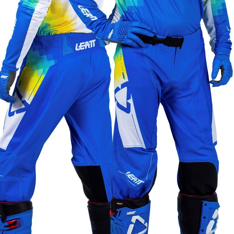 LEATT 2026 PANT MOTO 4.5 PIXEL BLUE - ACE Race Shop