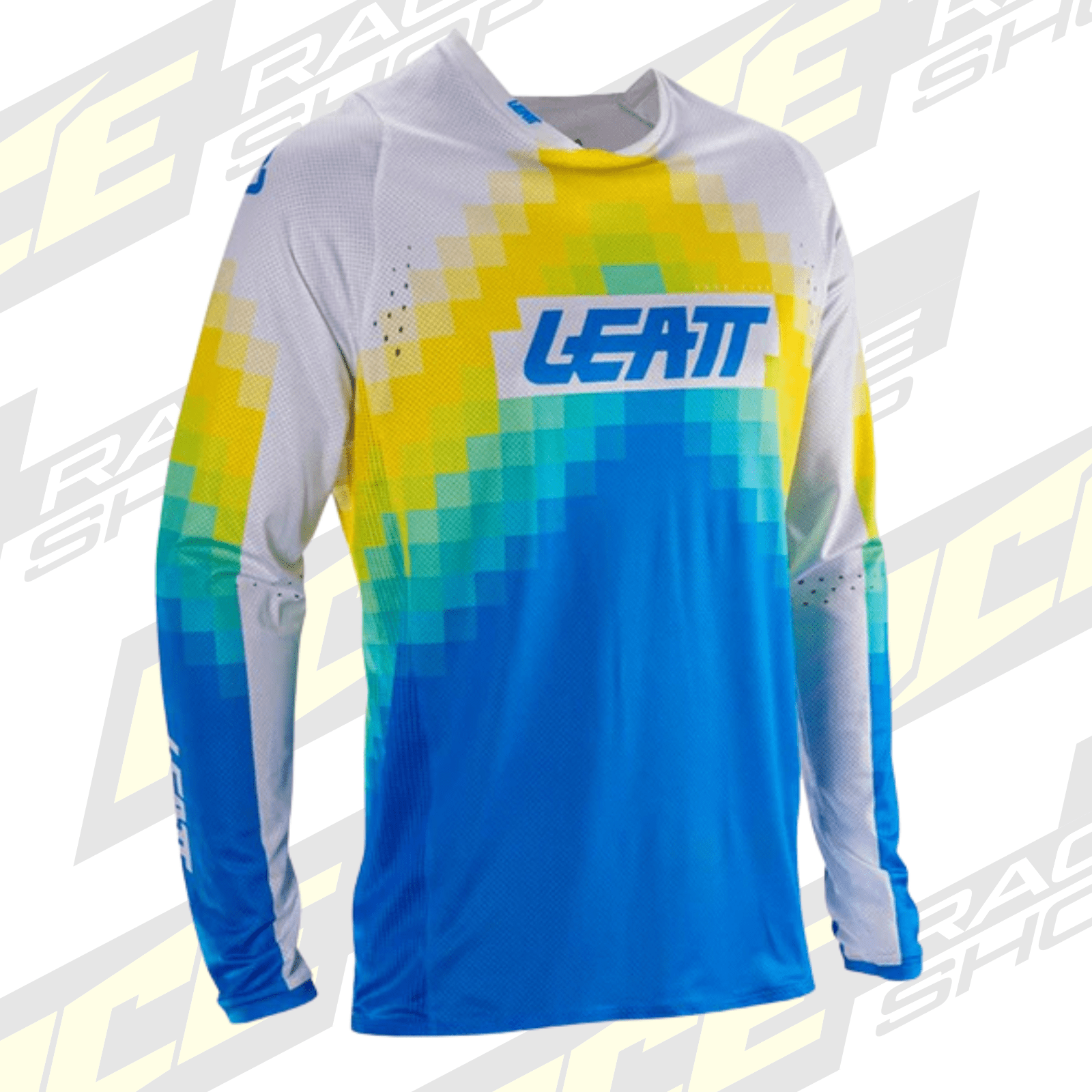 LEATT 2026 SHIRT MOTO 4.5 LITE PIXEL BLUE - ACE Race Shop