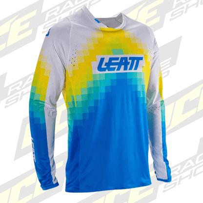LEATT 2026 SHIRT MOTO 4.5 LITE PIXEL BLUE - ACE Race Shop