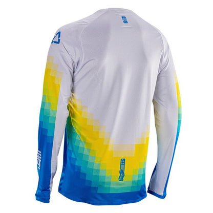 LEATT 2026 SHIRT MOTO 4.5 LITE PIXEL BLUE - ACE Race Shop