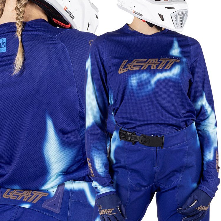 LEATT 2026 SHIRT MOTO 4.5 WOMEN DEEP BLUE - ACE Race Shop