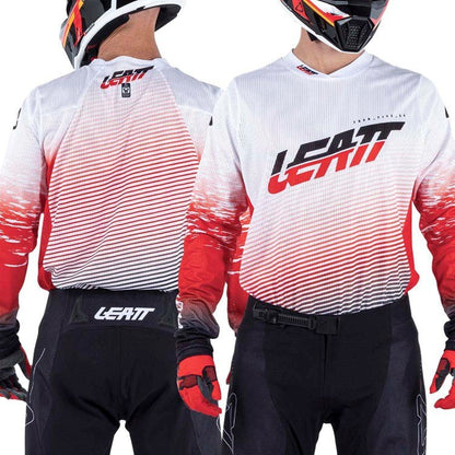 LEATT 2026 SHIRT MOTO 4.5 X - FLOW RED - ACE Race Shop