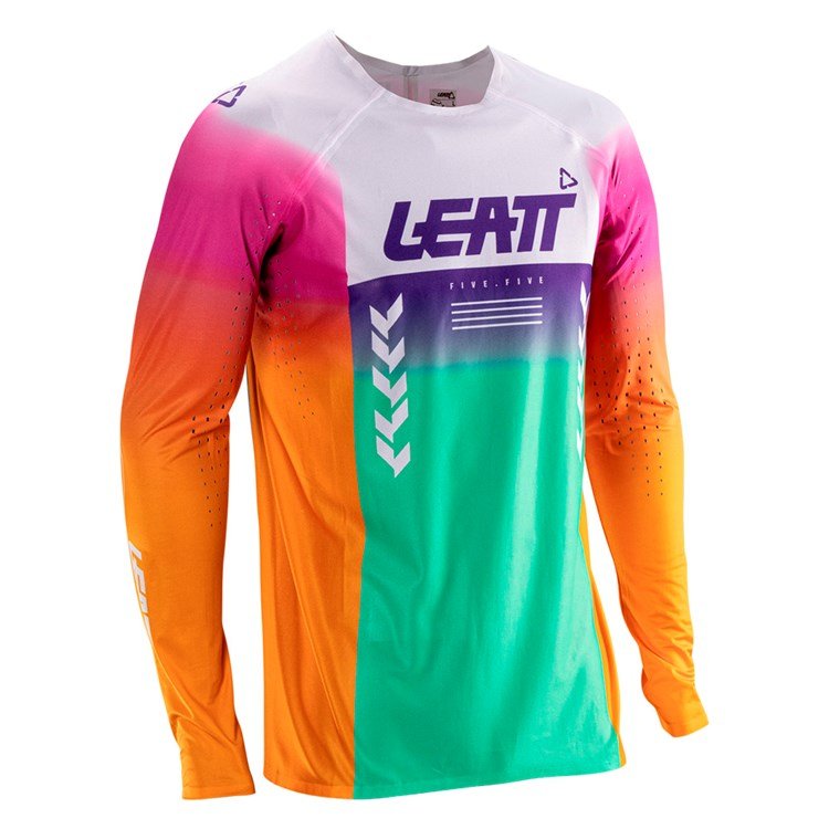 LEATT 2026 SHIRT MOTO 5.5 ULTRAWELD PINATA TEAL - ACE Race Shop