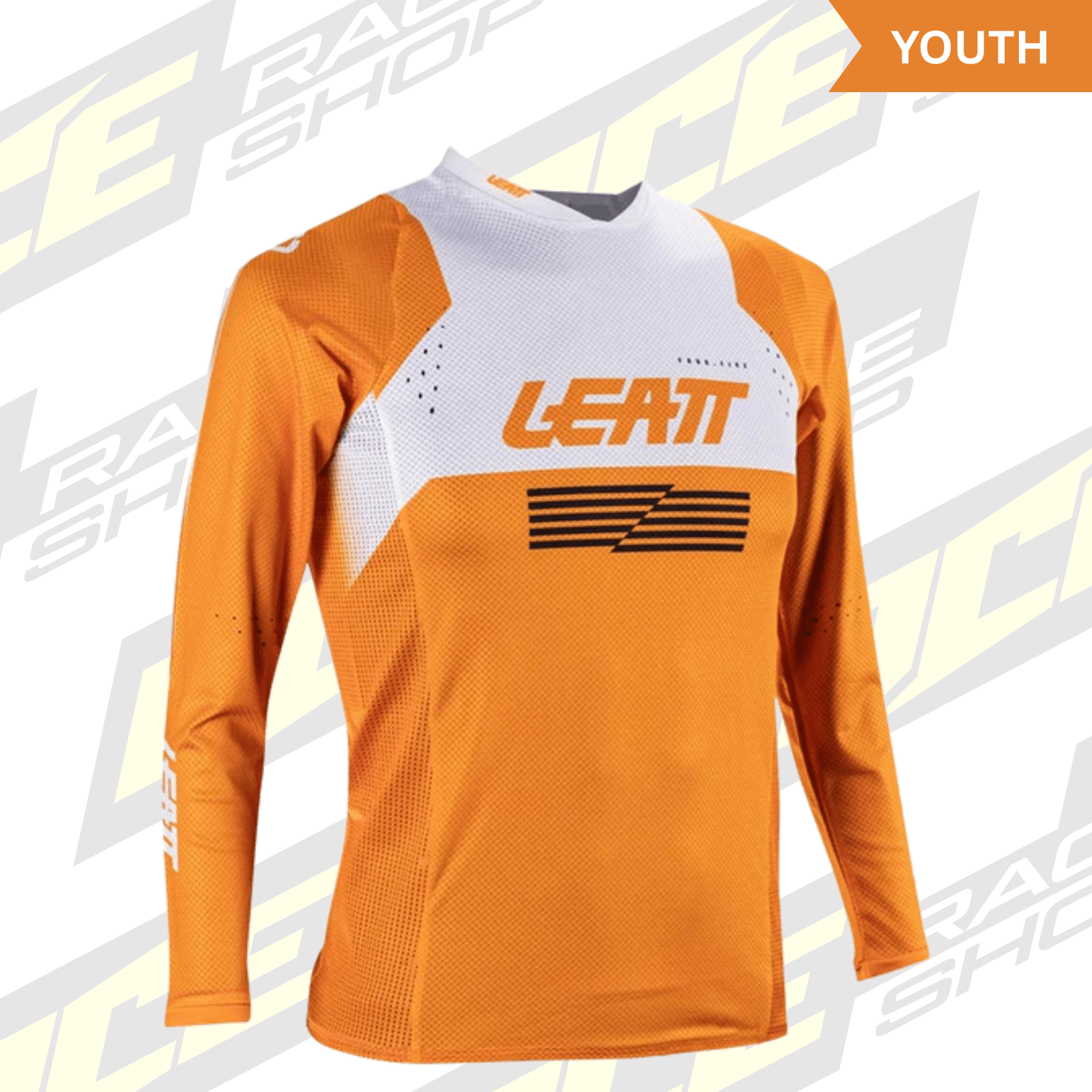 LEATT 2026 SHIRT YOUTH MOTO 4.5 ORANGE - ACE Race Shop