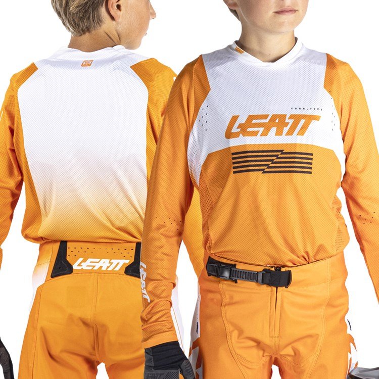LEATT 2026 SHIRT YOUTH MOTO 4.5 ORANGE - ACE Race Shop
