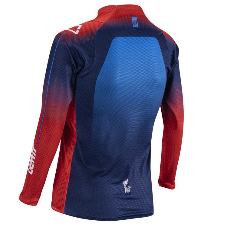 LEATT 2026 SHIRT YOUTH MOTO 4.5 ROYAL BLUE/RED - ACE Race Shop