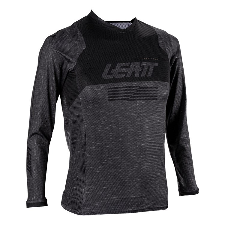 LEATT 2026 SHIRT YOUTH MOTO 4.5 STEALTH BLACK/GREY - ACE Race Shop