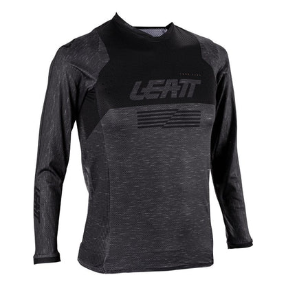 LEATT 2026 SHIRT YOUTH MOTO 4.5 STEALTH BLACK/GREY - ACE Race Shop