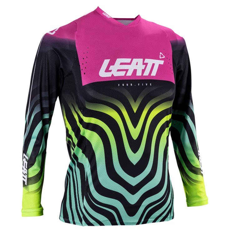 LEATT 2026 SHIRT YOUTH MOTO 4.5 TIGER PINK - ACE Race Shop