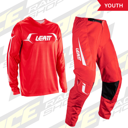 LEATT 2026 YOUTH PANT AND SHIRT KIT 3.5 RED - ACE Race Shop