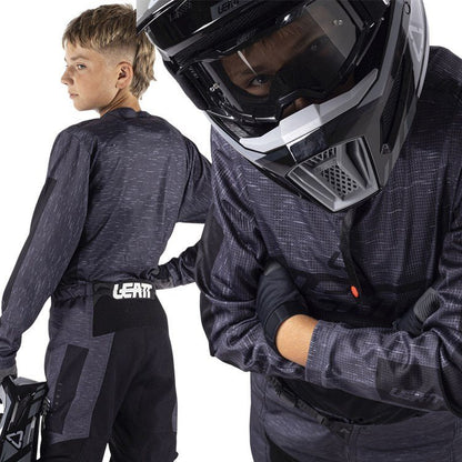 LEATT 2026 YOUTH PANT AND SHIRT KIT 3.5 STEALTH BLACK/GREY - ACE Race Shop