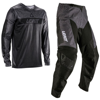 LEATT 2026 YOUTH PANT AND SHIRT KIT 3.5 STEALTH BLACK/GREY - ACE Race Shop