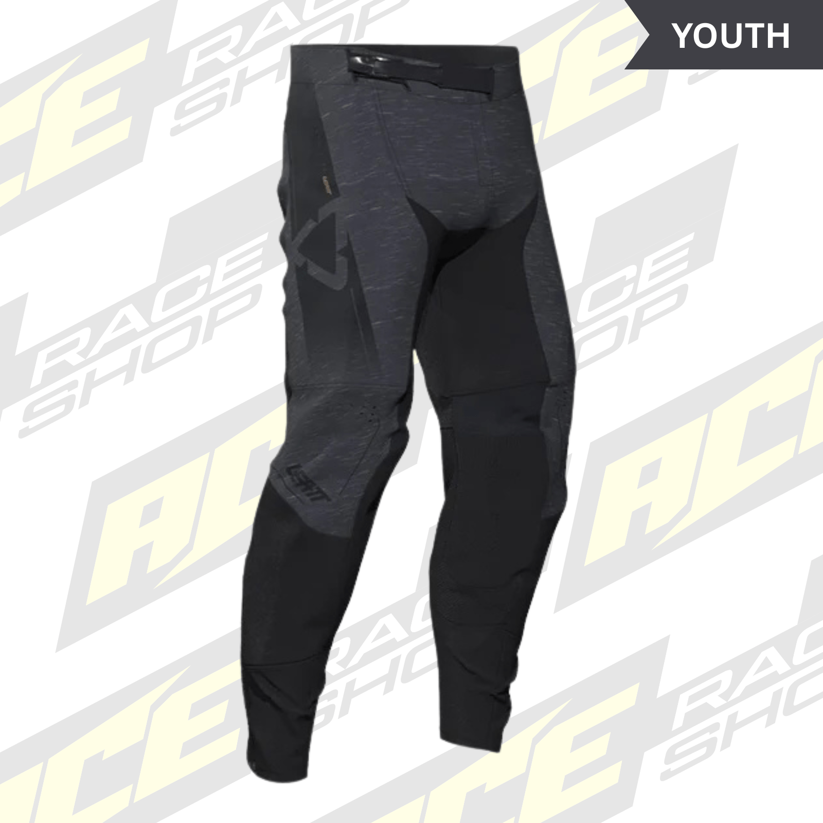 LEATT 2026 YOUTH PANT MOTO 4.5 STEALTH BLACK/GREY - ACE Race Shop