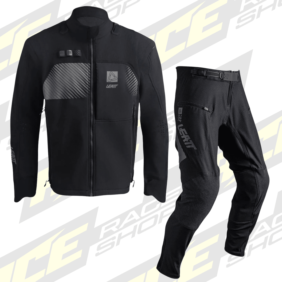 LEATT 4.5 ENDURO / TRAIL RIDING JACKET & PANT KIT COMBO - BLACK - ACE Race Shop