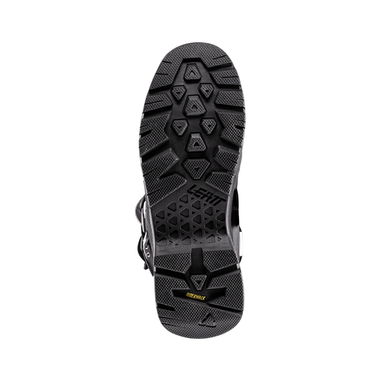 LEATT ADVENTURE BOOT 7.5 X-FLOW SHORT BLACK / GREEN LANE TRAIL RIDING - ACE Race Shop