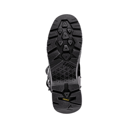 LEATT ADVENTURE BOOT 7.5 X-FLOW SHORT BLACK / GREEN LANE TRAIL RIDING - ACE Race Shop