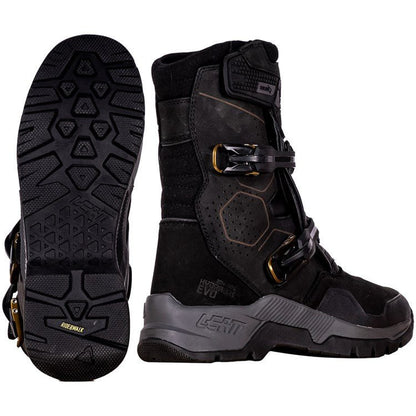 LEATT ADVENTURE BOOT HYDRADRI SHORT 7.5 STEALTH / GREEN LANE TRAIL RIDING - ACE Race Shop