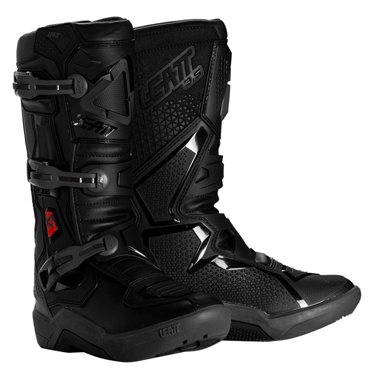 LEATT BOOT 3.5 JUNIOR STEALTH BLACK/GREY - ACE Race Shop