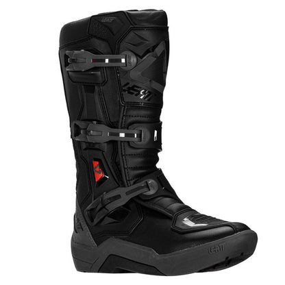 LEATT BOOT 3.5 JUNIOR STEALTH BLACK/GREY - ACE Race Shop