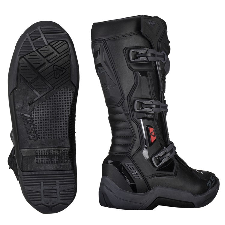 LEATT BOOT 3.5 STEALTH BLACK/GREY - ACE Race Shop