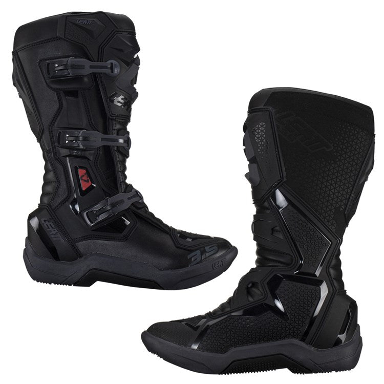 LEATT BOOT 3.5 STEALTH BLACK/GREY - ACE Race Shop