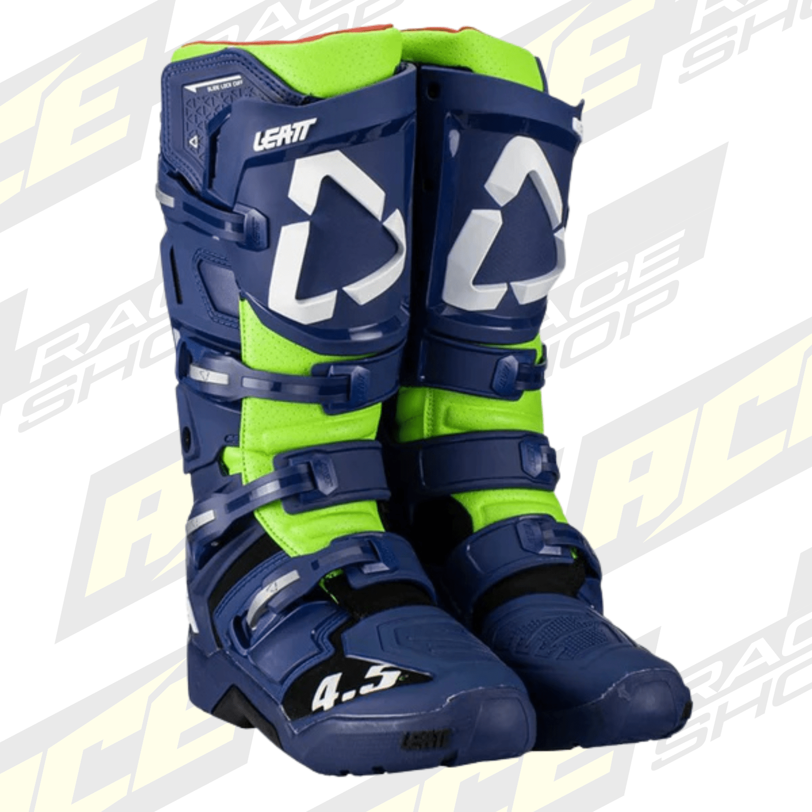 LEATT BOOT 4.5 ENDURO BLUE/GREEN - ACE Race Shop
