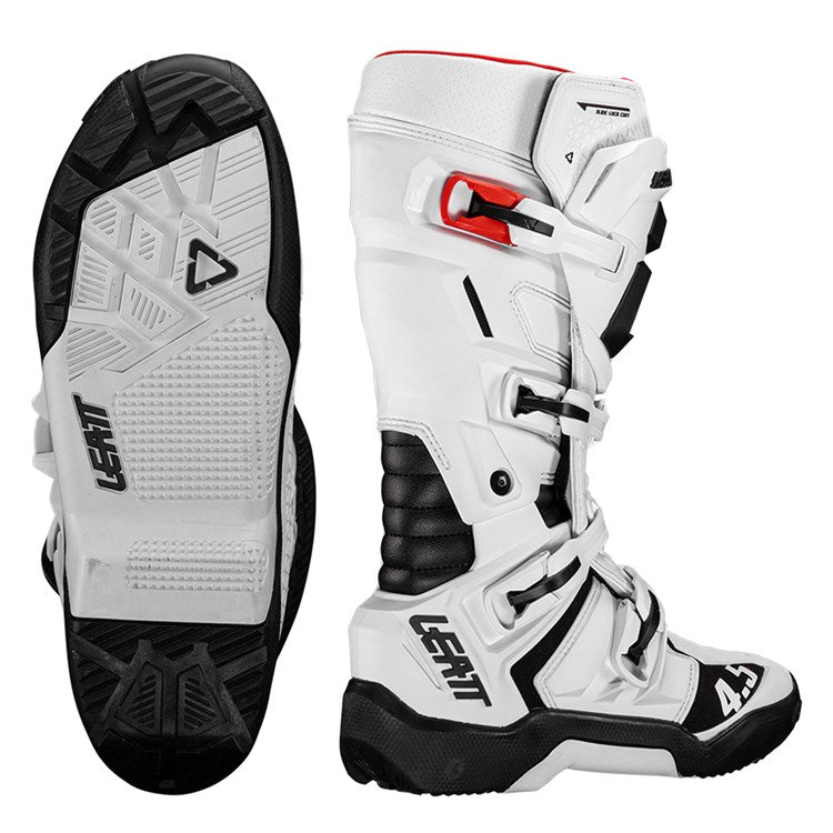 LEATT BOOT 4.5 ENDURO WHITE - ACE Race Shop