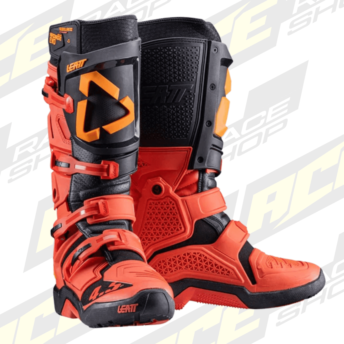LEATT BOOT 4.5 HYDRADRI BURN RED - ACE Race Shop