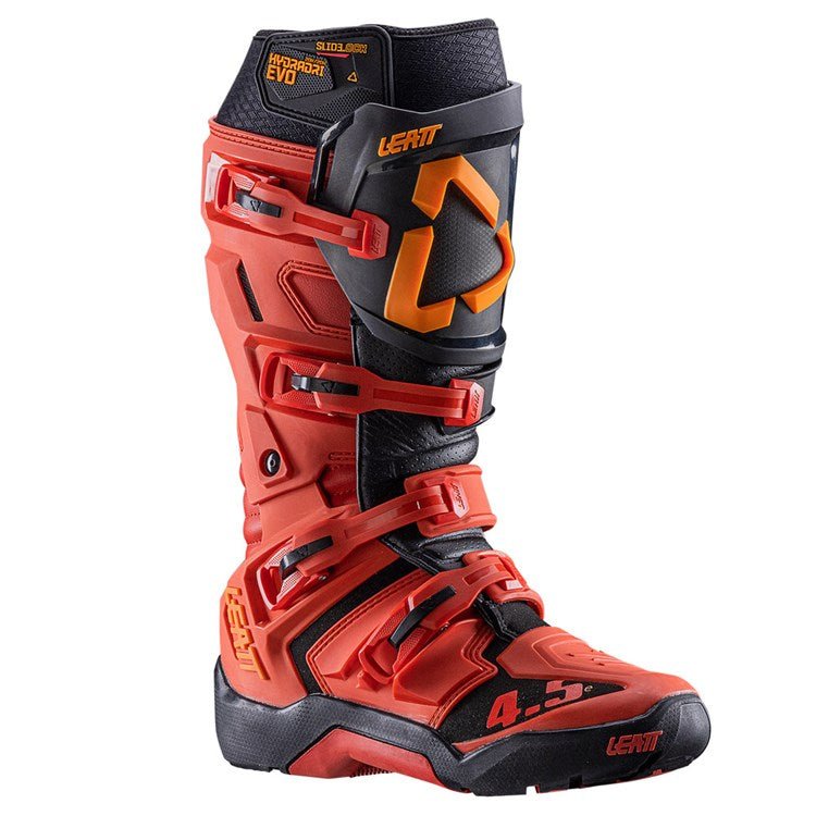 LEATT BOOT 4.5 HYDRADRI BURN RED - ACE Race Shop