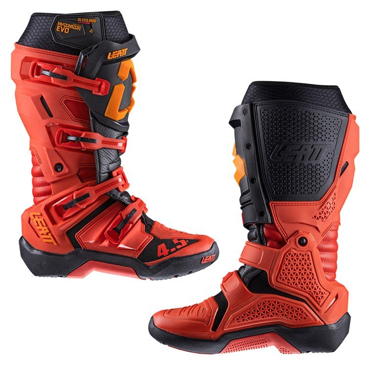 LEATT BOOT 4.5 HYDRADRI BURN RED - ACE Race Shop