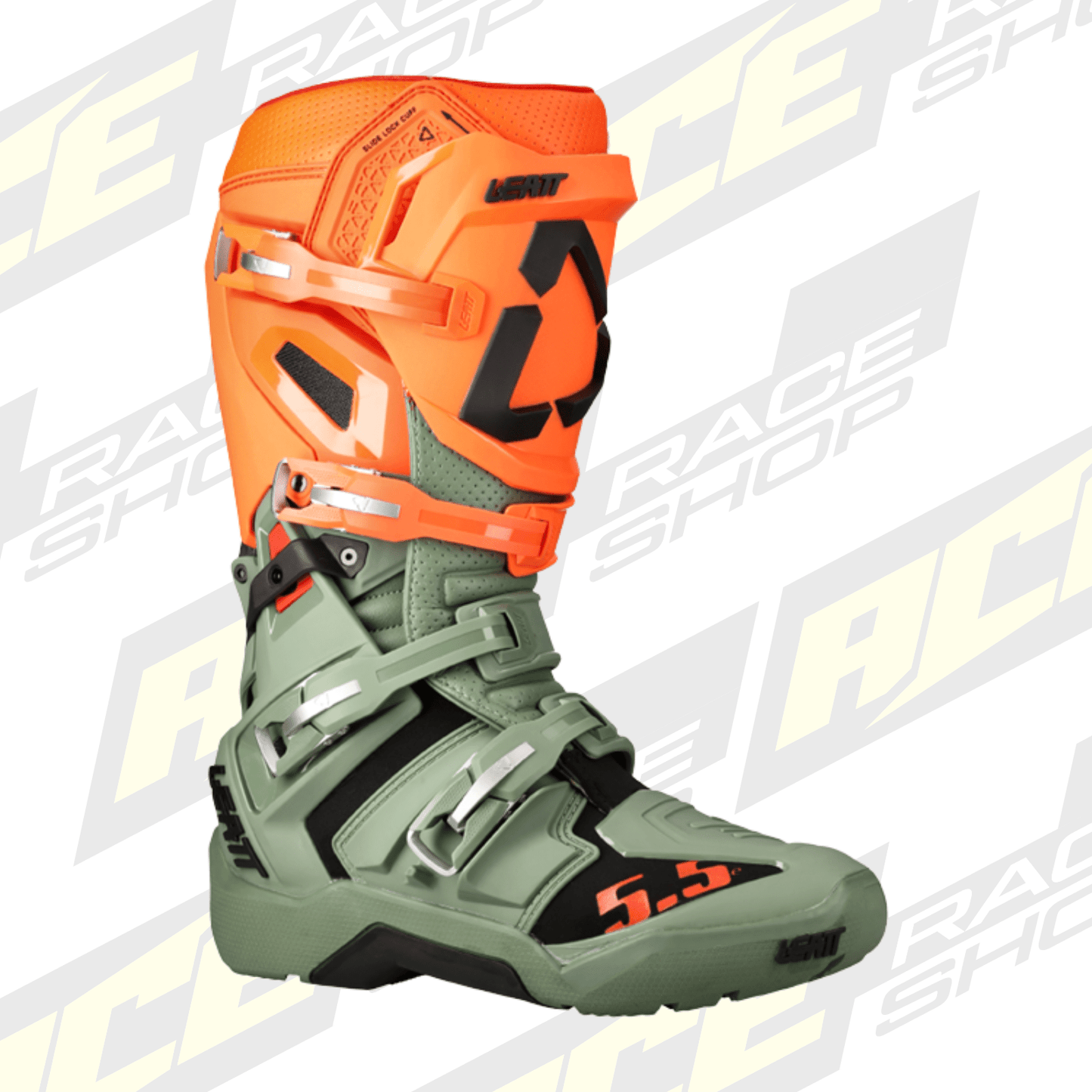 LEATT BOOT 5.5 FLEXLOCK ENDURO CACTUS - ACE Race Shop